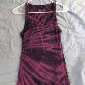 Delia’s pink and purple tie dye tank top